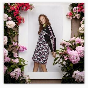 TWIK X Haley Elsaesser Cowboy Eight-Ball
Overall Dress NWOT-SzS-6 FunkyFestival!